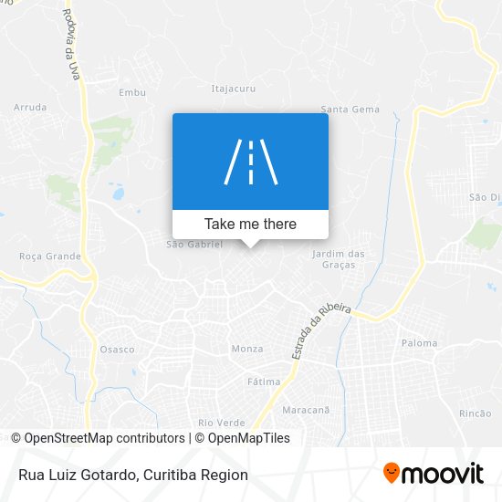 Rua Luiz Gotardo map