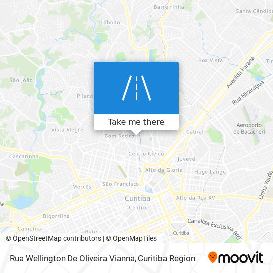 Rua Wellington De Oliveira Vianna map