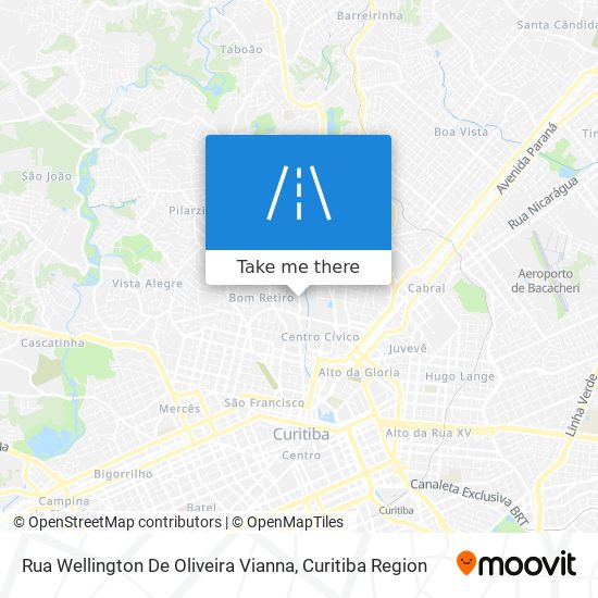 Mapa Rua Wellington De Oliveira Vianna