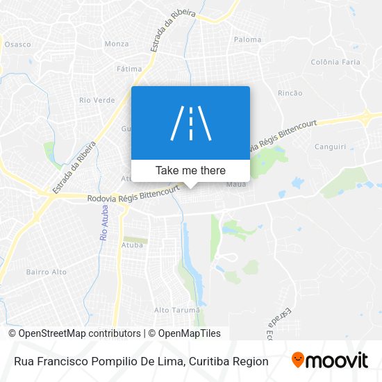 Rua Francisco Pompilio De Lima map
