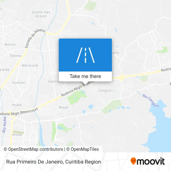 Rua Primeiro De Janeiro map