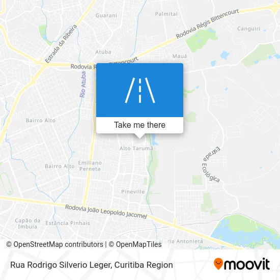 Rua Rodrigo Silverio Leger map