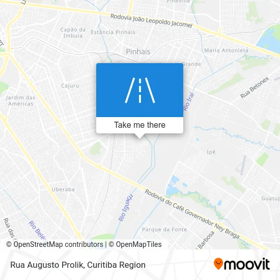 Rua Augusto Prolik map