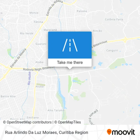 Rua Arlindo Da Luz Moraes map