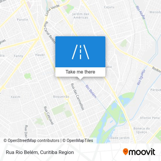 Rua Rio Belém map