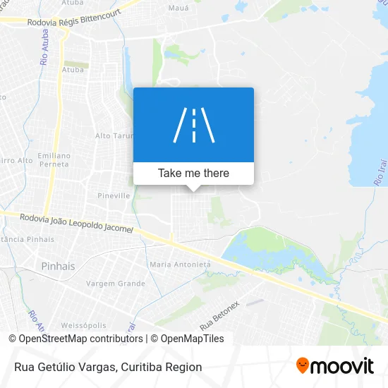 Rua Getúlio Vargas map