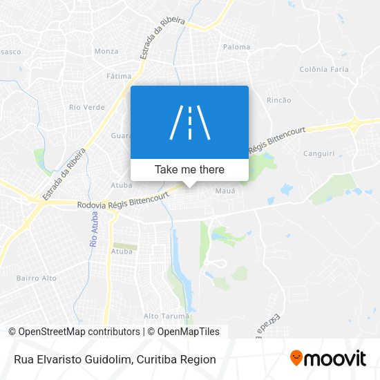 Rua Elvaristo Guidolim map