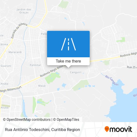 Rua Antônio Todeschini map