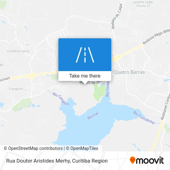 Rua Doutor Aristides Merhy map