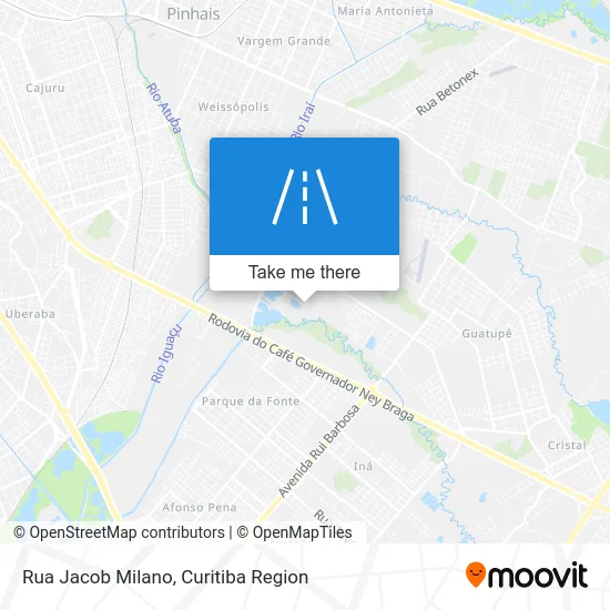 Rua Jacob Milano map