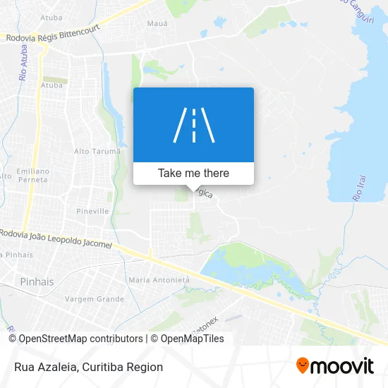 Rua Azaleia map
