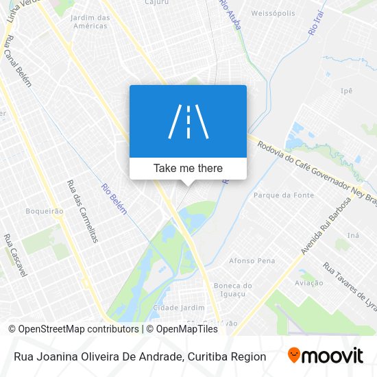 Rua Joanina Oliveira De Andrade map