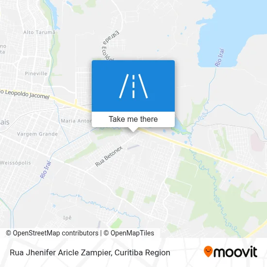 Rua Jhenifer Aricle Zampier map