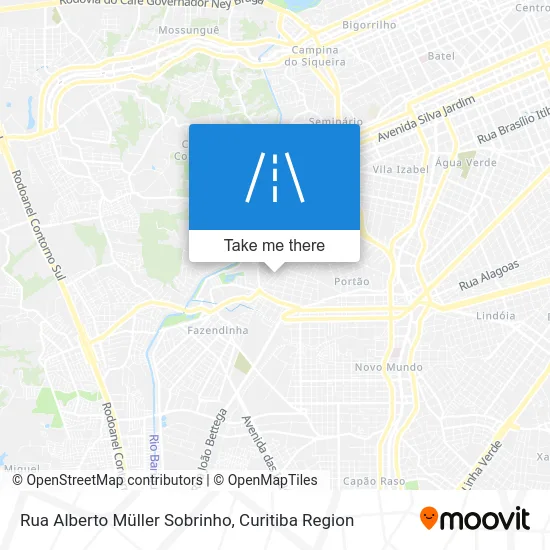 Rua Alberto Müller Sobrinho map