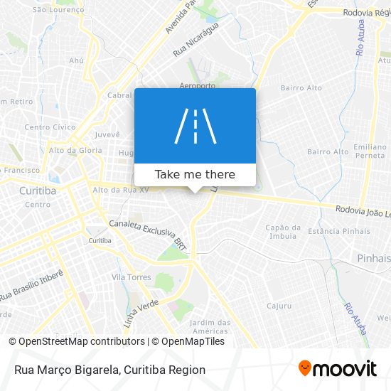 Rua Março Bigarela map