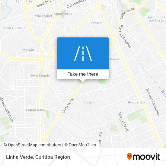 Linha Verde map
