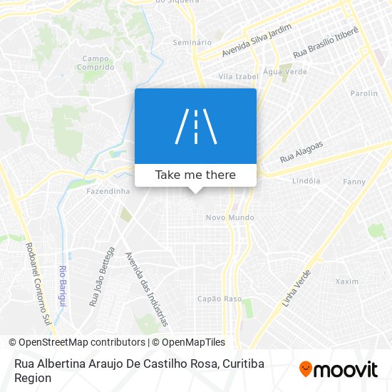 Rua Albertina Araujo De Castilho Rosa map