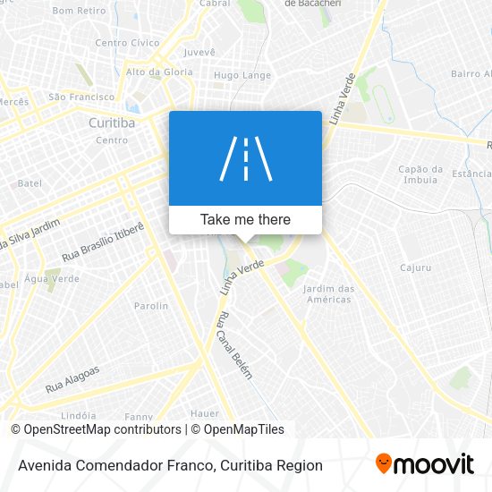 Avenida Comendador Franco map