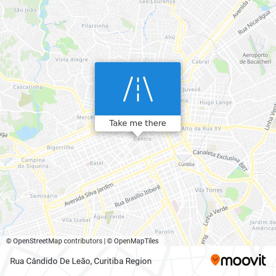 Mapa Rua Cândido De Leão