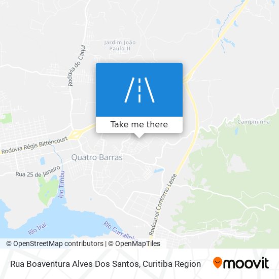 Rua Boaventura Alves Dos Santos map