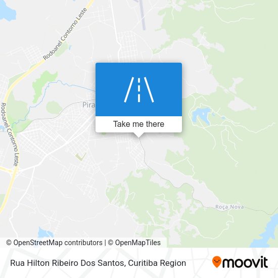 Rua Hilton Ribeiro Dos Santos map