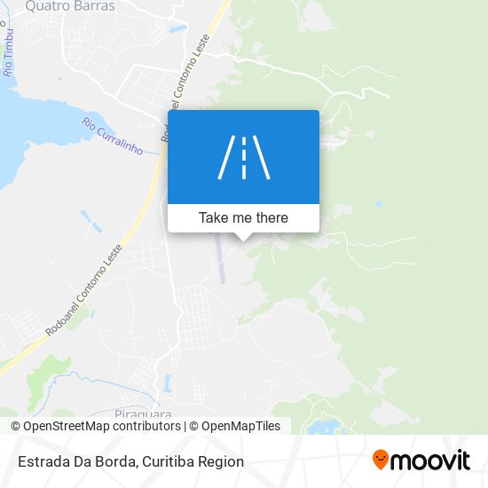 Estrada Da Borda map