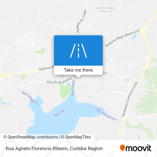 Rua Agnelo Florencio Ribeiro map