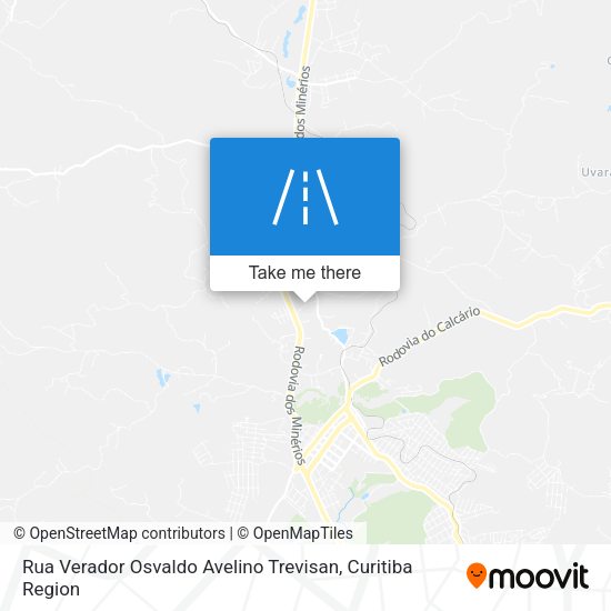 Rua Verador Osvaldo Avelino Trevisan map