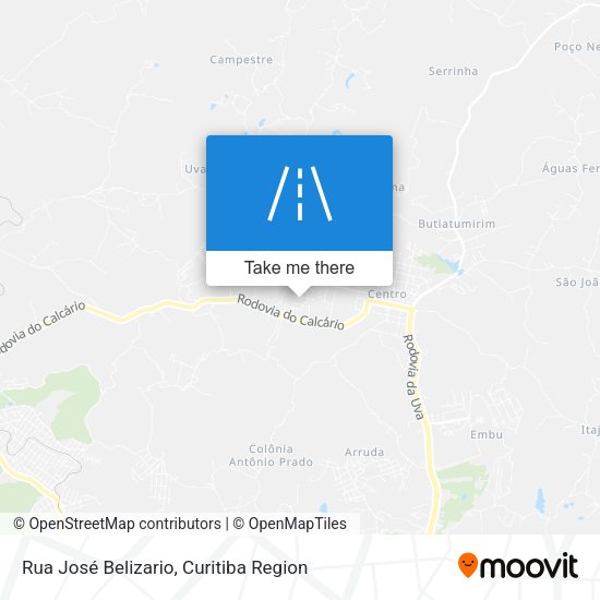Rua José Belizario map
