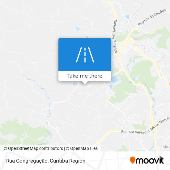 Rua Congregação map