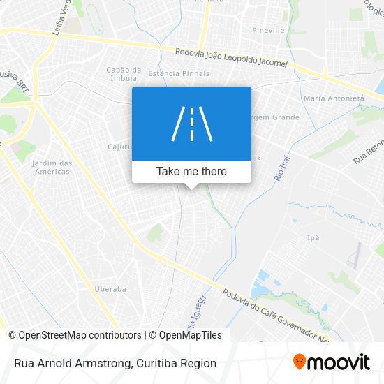 Rua Arnold Armstrong map