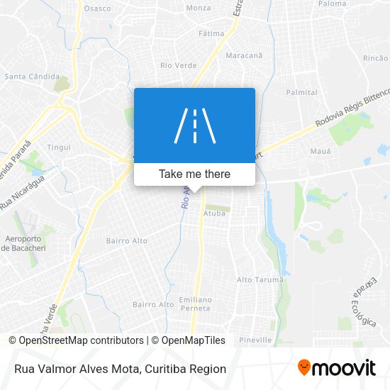Rua Valmor Alves Mota map