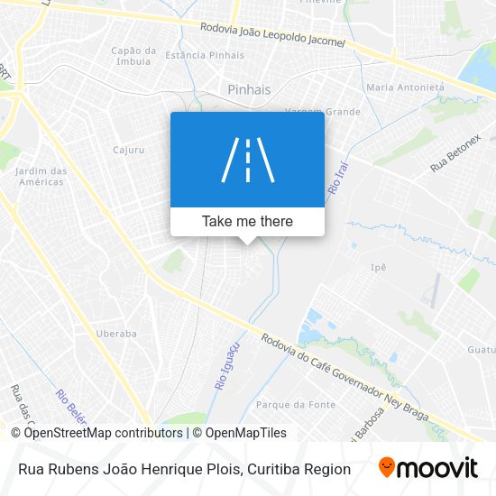 Rua Rubens João Henrique Plois map