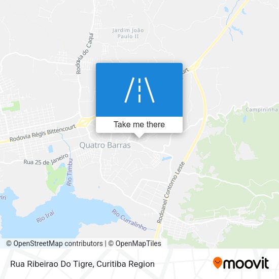 Rua Ribeirao Do Tigre map