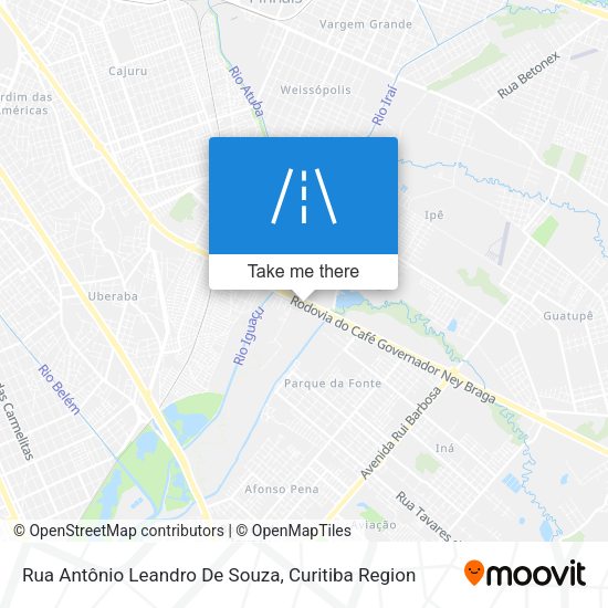 Rua Antônio Leandro De Souza map