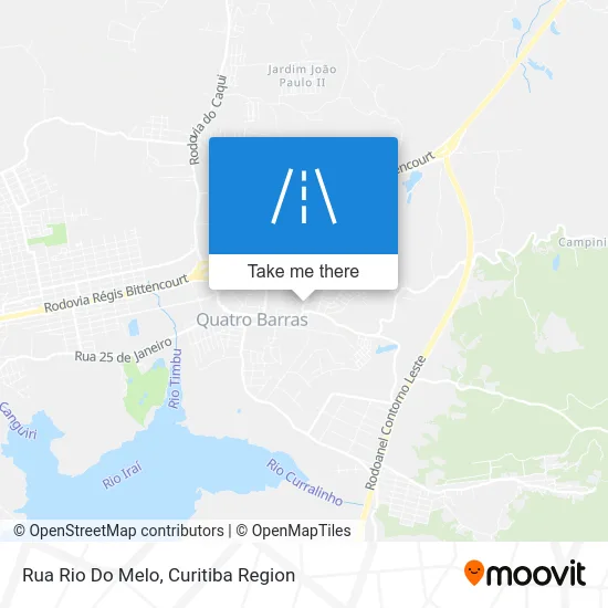 Rua Rio Do Melo map