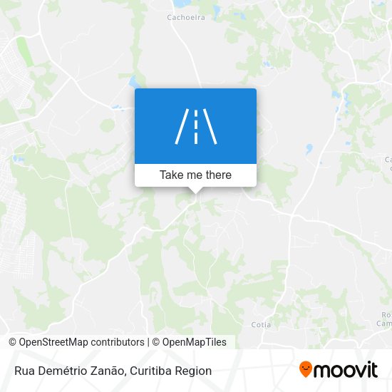 Rua Demétrio Zanão map