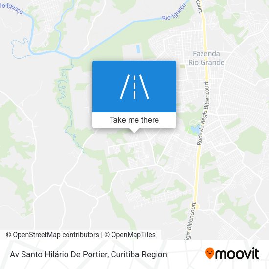 Av Santo Hilário De Portier map