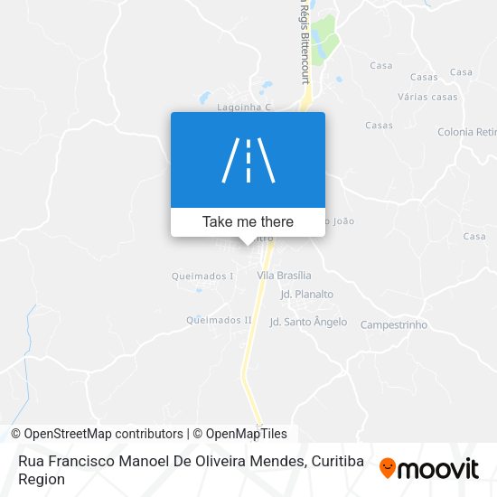 Rua Francisco Manoel De Oliveira Mendes map