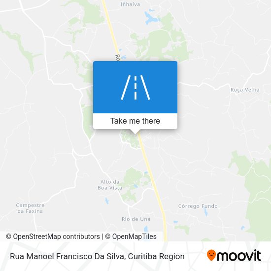 Rua Manoel Francisco Da Silva map
