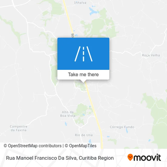 Rua Manoel Francisco Da Silva map