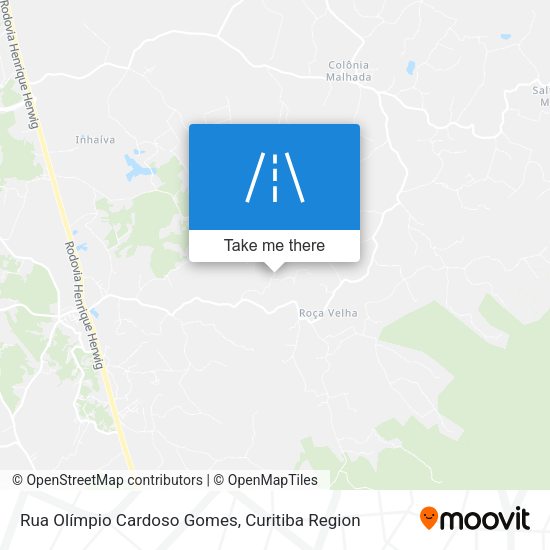 Rua Olímpio Cardoso Gomes map