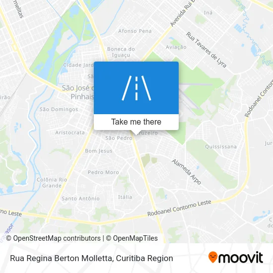 Rua Regina Berton Molletta map
