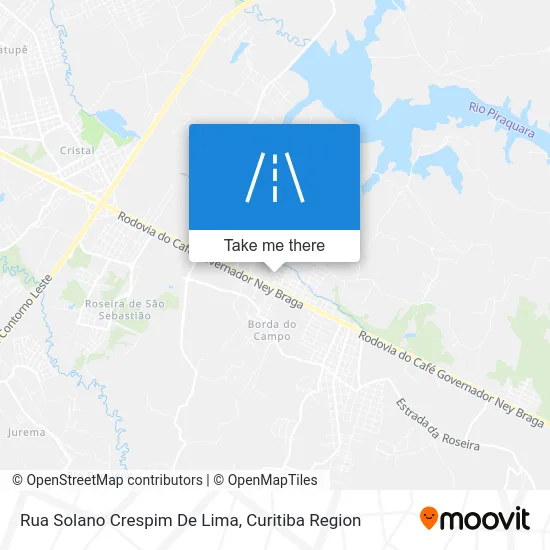 Rua Solano Crespim De Lima map