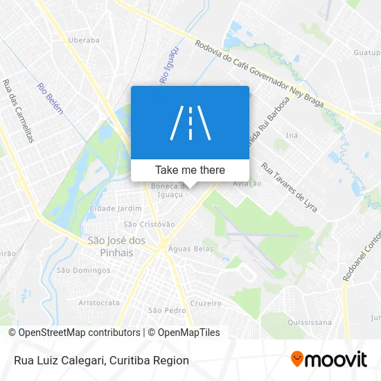 Rua Luiz Calegari map