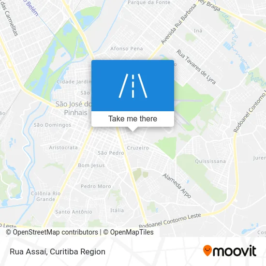 Rua Assaí map