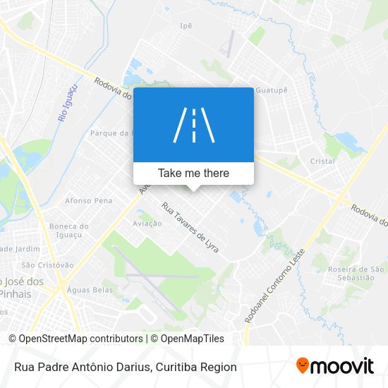 Rua Padre Antônio Darius map
