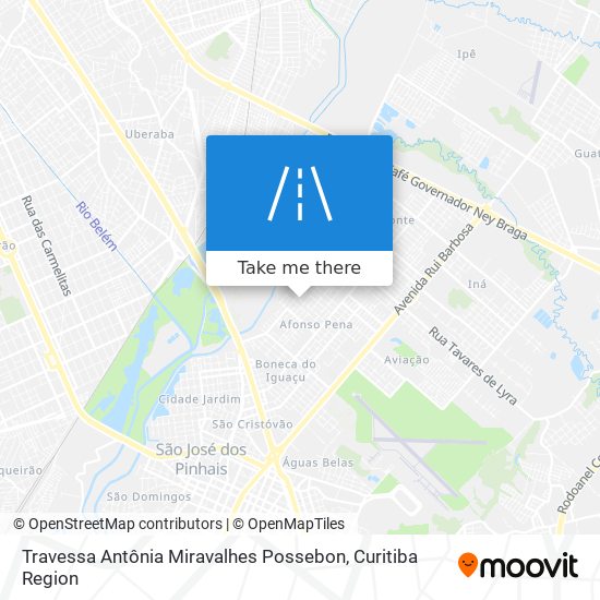 Travessa Antônia Miravalhes Possebon map