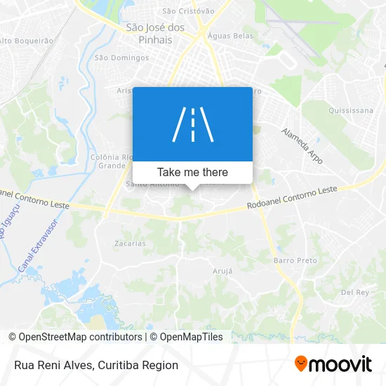 Rua Reni Alves map