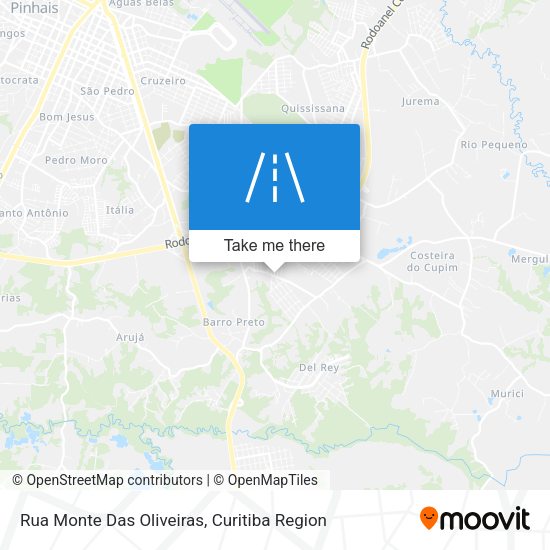 Rua Monte Das Oliveiras map
